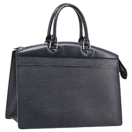 Bolsa de mão LOUIS VUITTON Epi Riviera Preta M48182 LV Auth 208850V Preto