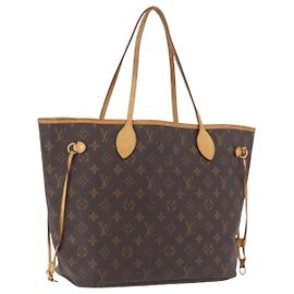 Borsa Tote LOUIS VUITTON Monogram Neverfull MM M40156 LV Auth ep16427 Monogramma