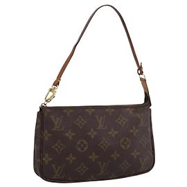 LOUIS VUITTON Monogram Pochette Accessoires Pouch M51980 LV Auth BA16373 Monogramme