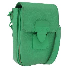 LOUIS VUITTON Lock Vertical Wearable Wallet Bag M81525 LV Auth 207033A Verde