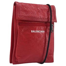 Balenciaga Explorer Schultertasche Leder Rot 532298 Auth ka6586A Rot