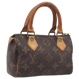 LOUIS VUITTON Monogram Mini Speedy Hand Bag M41534 LV Auth 208840 Monograma