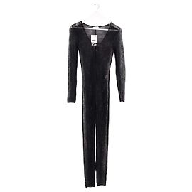 Autre Marque Mono Saint Laurent de algodón negro Negro