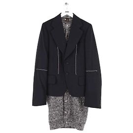 Comme Des Garcons Black Wool Jacket S Black