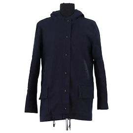 Sandro Parka in cotone blu navy Blu navy