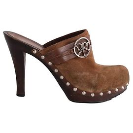 Dior Camel Suede Heels Camel