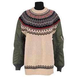 Junya Watanabe mehrfarbiger Wollpullover Mehrfarben