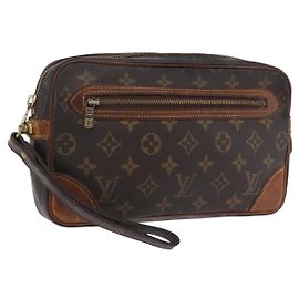 LOUIS VUITTON Monogram Marly Dragonne GM Clutch Bag M51825 LV Auth ep16481 Monograma