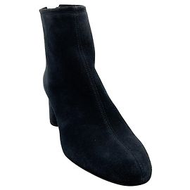 Autre Marque Bottines Olga AGL en daim Night Blue Bleu Marine