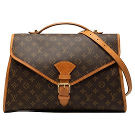 Brown Louis Vuitton Monogram Beverly Briefcase MM Business Bag Brown