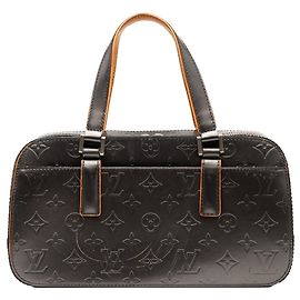 Sac à main Louis Vuitton Monogram Mat Shelton Gris Gris