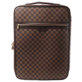 Mala de Viagem Louis Vuitton Pegase 55 Damier Ebene em Castanho N23294 Marrom