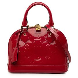 Bolso Louis Vuitton Monogram Vernis Alma BB rojo Roja