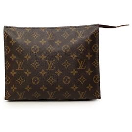 Borsetta Louis Vuitton Monogram Toiletry Pouch 26 marrone Marrone