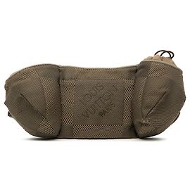 Bolsa de cintura Louis Vuitton Damier Geant Ceinture Jogging Castanha Marrom