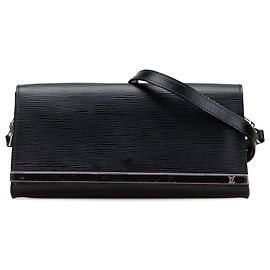 Borsa a Spalla e Clutch Louis Vuitton Epi Sevigne Nera Nero