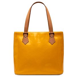 Bolso Tote Louis Vuitton Monogram Vernis Houston Amarillo Amarillo