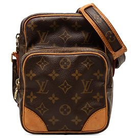 Borsa a tracolla Louis Vuitton Monogram Amazone Marrone Marrone