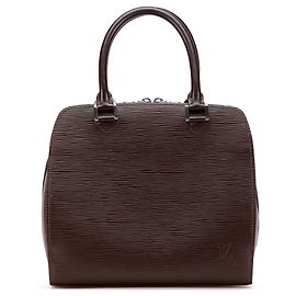 Louis Vuitton Epi Pont Neuf Handtasche Brown Braun