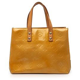 Bolso Louis Vuitton Monogram Vernis Reade PM Beige Beige