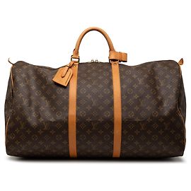 Mala de Viagem Louis Vuitton Monogram Keepall 60 Castanha Marrom