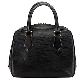 Bolso de mano Louis Vuitton Epi Sablons Negro Negro