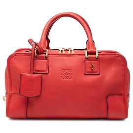 Bolso Amazona 28 LOEWE Edición Limitada en piel de cabra roja Roja
