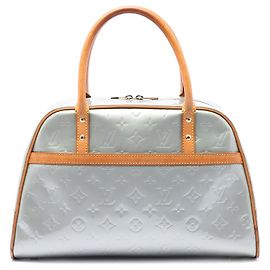 Louis Vuitton Monogram Vernis Tompkins Square Handtasche Silver Silber