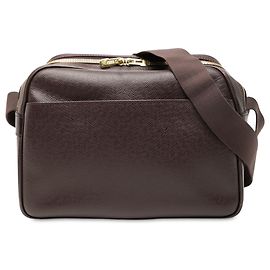 Borsa a tracolla Louis Vuitton Taiga Reporter PM Marrone Marrone