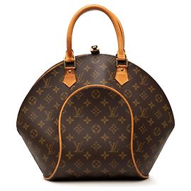 Sac à main Louis Vuitton Monogram Ellipse MM Marron Marron