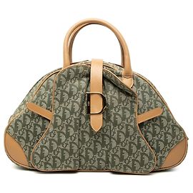 Bolso de mano Diorissimo de lona verde Dior Double Saddle Bowler Bag Verde