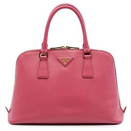 Bolsa Prada Medium Saffiano Lux Promenade Rosa Rosa
