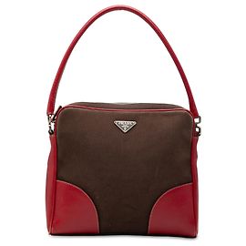 Prada Canvas Canapa Handtasche braun Braun