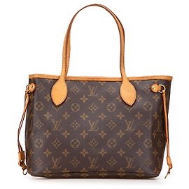 Sac cabas Louis Vuitton Monogram Neverfull PM Marron Marron