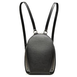 Black Louis Vuitton Epi Mabillon Backpack Black