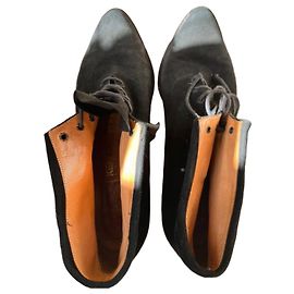 Botins Kenzo pretos vintage Preto