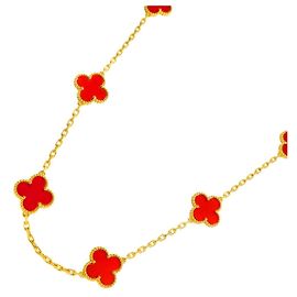 Collana Van Cleef & Arpels VCA Alhambra Corniola Altro
