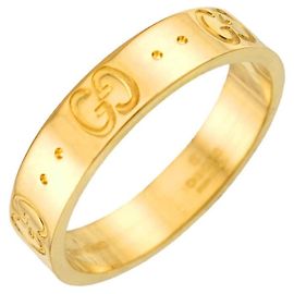 Anillo Gucci Icon #12 en oro amarillo de 18K Otro