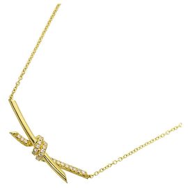 Autre Marque Collar Knot de diamantes Tiffany & Co. Dorado