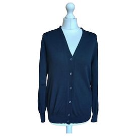 Cardigan Prada en laine vierge noir Noir