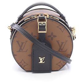 Borsa Louis Vuitton Mini Boite Chapeau Marrone Nero