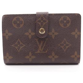 Portafoglio bi-fold Louis Vuitton Marrone