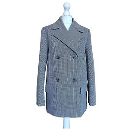 Blazer COS Cruzado Príncipe de Gales - Beige Multicolor Beige