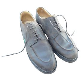 Paraboot Chambord Sapatos Derby em couro castanho Marrom