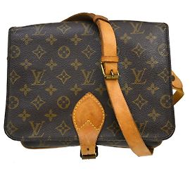 Louis Vuitton Cartouchiere Monogram Canvas GM Marrone