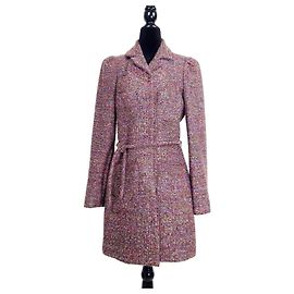 Christian Lacroix Bazar Tweed Mantel Mehrfarben