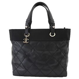 Borsa Tote Chanel Paris Biarritz MM Nero