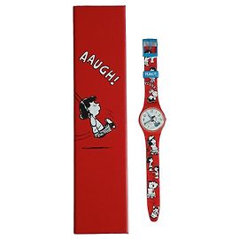 Autre Marque Reloj Swatch Peanuts Klunk! Roja Multicolor