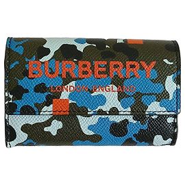 Cartera Burberry estampado camouflage Azul Otro Verde Naranja