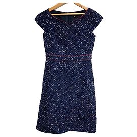 Autre Marque Vestido de tweed TOCCA Azul Azul marino